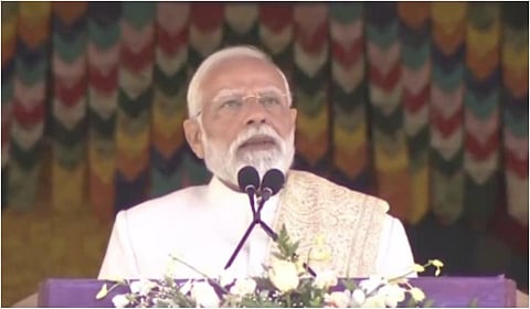 பூடான் தலைநகர் திம்புவில் பிரதமர் நரேந்திர மோடி.