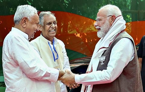 பிரதமர் மோடி மற்றும் முதல்வர் நிதிஷ் குமார் | கோப்புப் படம்