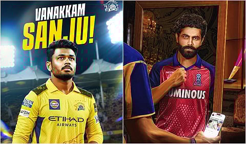 சஞ்சு சாம்சன் உள்ளே; ஜடேஜா வெளியே - ராஜஸ்தான் ராயல்ஸ் அணி உடன் டீலை முடித்த சிஎஸ்கே