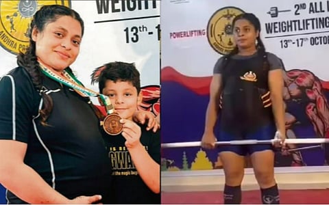 விளையாட்டுப் போட்டியை வென்ற கர்ப்பிணிப் பெண்