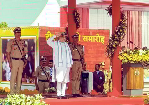 எல்லைப் பாதுகாப்புப் படை விழாவில் பங்கேற்ற உள்துறை அமைச்சர் அமித் ஷா