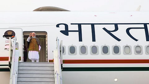 டெல்லியில் இருந்து தென்னாப்பிரிக்கா புறப்பட்ட பிரதமர் மோடி