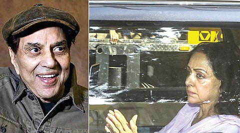 நடிகர் தர்​மேந்​திரா |சோகத்துடன் மனைவி ஹேமமாலினி