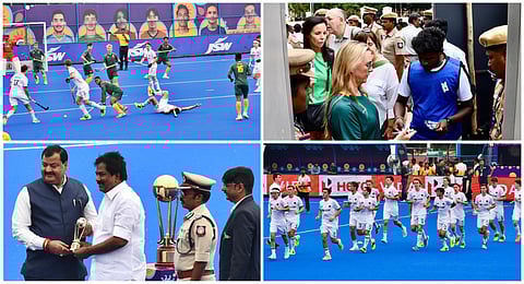 மதுரை ரேஸ்கோர்ஸ் எம்ஜிஆர் விளையாட்டரங்க வளாகத்திலுள்ள சர்வதேச ஹாக்கி மைதானத்தில் 14-வது ஜூனியர் ஆடவர் உலகக் கோப்பை ஹாக்கி தொடர் தொடங்கியது. முதல் போட்டியில் தென் ஆப்பிரிக்காவை வீழ்த்தியது ஜெர்மனி அணி.