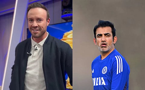 “கம்பீர் உணர்ச்சிவசப்படுபவர்... பயிற்சியாளராக இருப்பது நல்லதல்ல” - ஏ.பி.டிவில்லியர்ஸ்