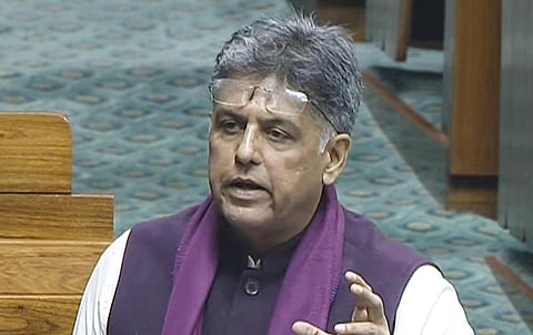 "எஸ்ஐஆர் நடத்த தேர்தல் ஆணையத்துக்கு சட்டப்பூர்வ உரிமை இல்லை" - காங்கிரஸ் எம்.பி மணீஷ் திவாரி