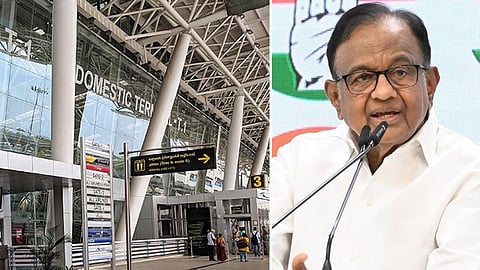 சென்னை விமான நிலையத்தில் துர்நாற்றம் என ப.சிதம்பரம் குற்றச்சாட்டு - சுத்தமாக பராமரிப்பதாக அதிகாரிகள் விளக்கம்