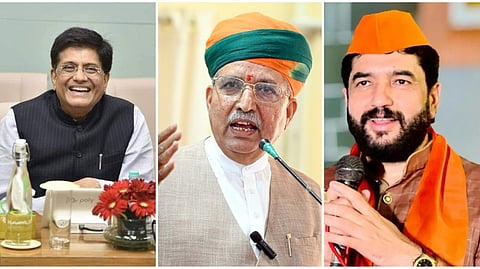 பியூஷ் கோயல்,&nbsp;அர்​ஜூன் ராம் மேக்​வால்,&nbsp;முரளிதர் மோஹோல்