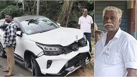 வலது: விவசாயி கோவிந்தராஜ்