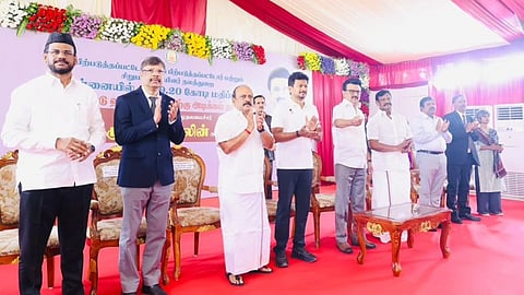 சென்னை விமான நிலையம் அருகில் ‘தமிழ்நாடு ஹஜ் இல்லம்’ - முதல்வர் அடிக்கல் நாட்டினார்