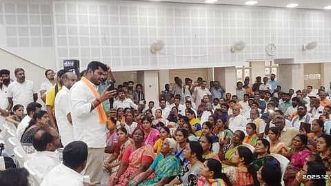 “இதுதான் ஜனநாயகமா?” - திருப்பூரில் கைதுக்கு முன் அண்ணாமலை ஆவேசம்