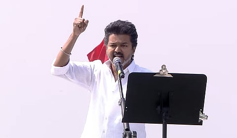 “திமுக ஒரு தீய சக்தி; தவெக ஒரு தூய சக்தி” - ஈரோட்டில் விஜய் பேச்சு