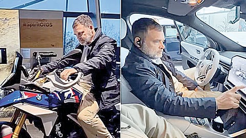 ஜெர்மனியில் பிஎம்டபிள்யூ நிறுவனத்தின் உற்பத்தி ஆலையை பார்வையிட்ட ராகுல் காந்தி