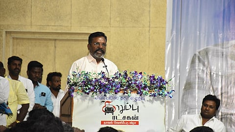 “திமுக அரசுக்கு எதிராக விசிக போல யாரும் போராட்டங்கள் நடத்தியிருக்க முடியாது” - திருமாவளவன்