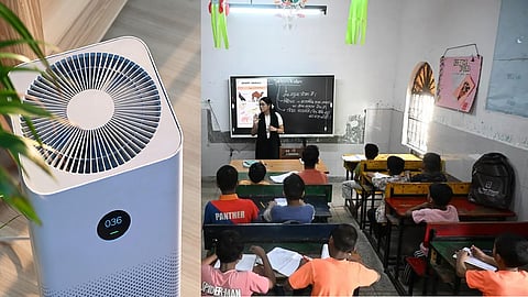 டெல்லியில் 10,000 வகுப்பறையில் காற்று சுத்திகரிப்பான் சாதனம்