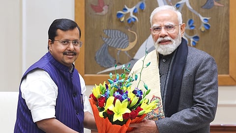 பாஜக செயல் தலைவர் நிதின் நபின் பிரதமர் மோடியுடன் சந்திப்பு