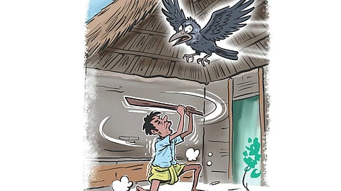 மூக்குத்திக் காகமும் சித்தப்பாவும் | மயில்கள் அகவும் பெருநிலம் 13