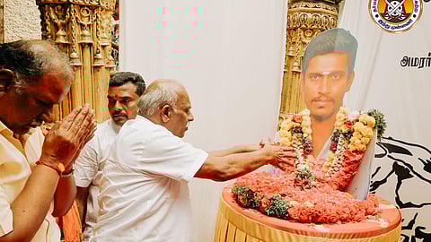 இந்து முன்னணி மாநிலத் தலைவர் காடேஸ்வரா சுப்பிரமணியம்