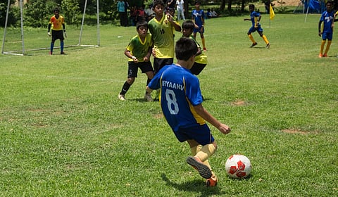 சென்னையில் பள்ளிகளுக்கு இடையிலான கால்பந்து போட்டி