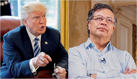 ​போதைப் பொருள் கடத்தல் விவகாரம் குறித்து பேச கொலம்பியா அதிபருக்கு ட்ரம்ப் அழைப்பு