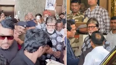 ரசிகர்​களிடம் சிக்​கிய அமிதாப்​பச்சன்