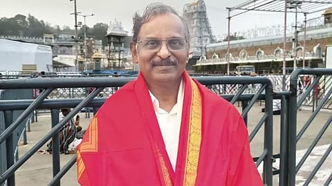 ஏழுமலையான் கோயிலில் இஸ்ரோ தலைவர் சுவாமி தரிசனம்