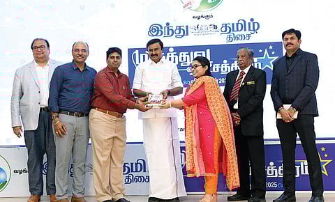 “கரோனா காலத்தில் உயிரை பணயம் வைத்து மக்களை காப்பாற்றிய மருத்துவர்கள்” - அமைச்சர் மு.பெ.சாமிநாதன்