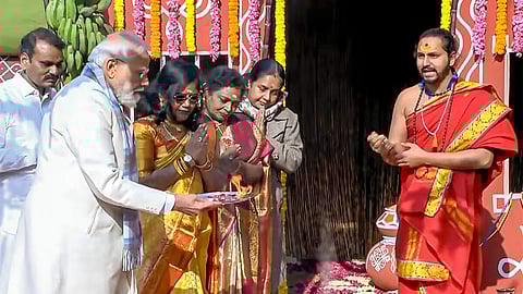 பொங்கல் விழாவில் பிரதமர் மோடி