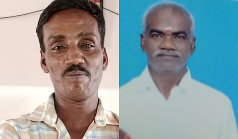 விபத்தில் உயிரிழந்த மோகனசுந்தரம் (35),&nbsp; பொன்னழகு (59).