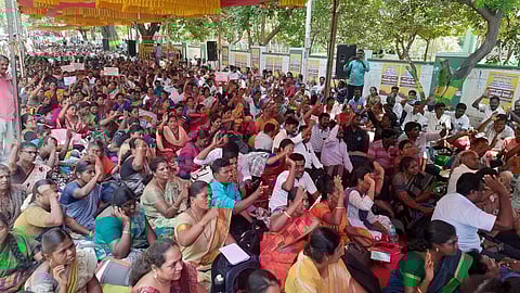 “பணி நிரந்தர கோரிக்கை நிறைவேறும்வரை போராட்டம் தொடரும்” - பகுதிநேர ஆசிரியர்கள்