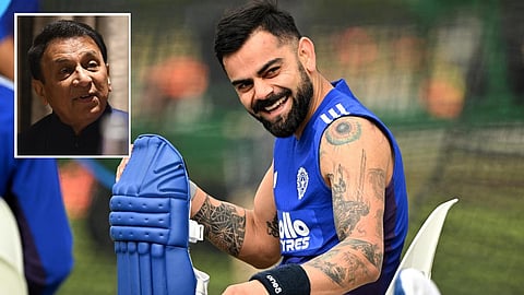 விராட் கோலி | உள்படம்: சுனில் கவாஸ்கர்