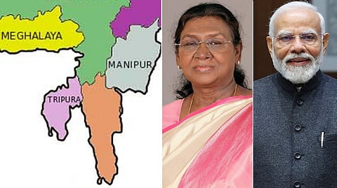 மேகாலயா, மணிப்பூர், திரிபுரா தினம்: குடியரசு தலைவர், பிரதமர் வாழ்த்து