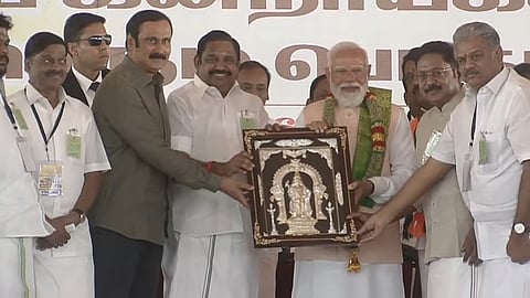 மதுராந்தகத்தில் தேஜகூ பொதுக் கூட்டம் - பிரதமர் மோடி உள்ளிட்ட தலைவர்கள் பங்கேற்பு