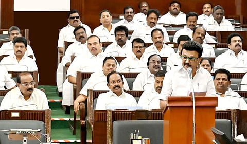 சட்டப்பேரவையில் முதல்வர் ஸ்டாலின்