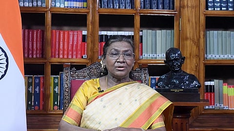 “3-வது பொருளா​தார நாடு இலக்கை நோக்கி இந்​தியா” - குடியரசுத் தலை​வர் முர்மு உரை 