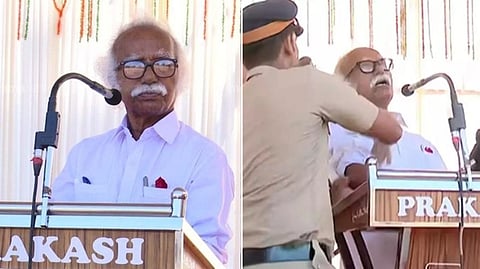 குடியரசு தின விழாவில் கேரள அமைச்சர் மயக்கம்