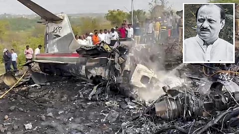 விமானம் நொறுங்கி தீப்பிடித்ததில் மகாராஷ்டிர மாநில துணை முதல்வர் அஜித் பவார் உட்பட 5 பேர் உயிரிழப்பு