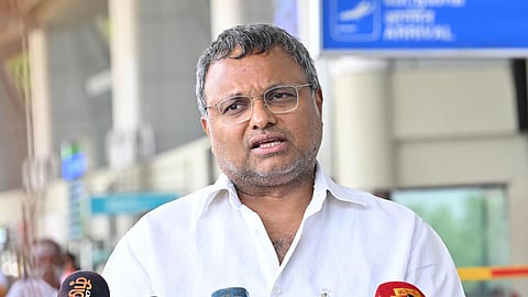 கார்த்தி சிதம்பரத்துக்கு எதிரான சிபிஐ வழக்கு: குற்றச்சாட்டு பதிவுக்கு தடை விதிக்க நீதிமன்றம் மறுப்பு