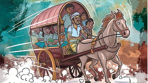 குதிரைவண்டிக்காரரும் ஒன்பது குழந்தைகளும் | மயில்கள் அகவும் பெருநிலம் 17