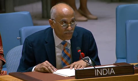 நீண்​ட​கால காசா போருக்கு தீர்வு: அமெரிக்கா​வுக்கு  இந்தியா பாராட்டு