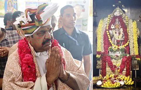 சிலுவம்பாளையம் முருகன் கோயிலில் எடப்பாடி பழனிசாமி  சுவாமி தரிசனம்