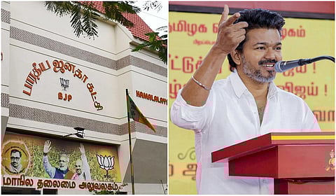 திமுக வெற்றிக்காக பாடுபடும் வசூல் ராஜாவாக மாறிவிட்டார் விஜய்: பாஜக விமர்சனம்