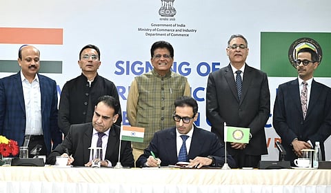 இந்தியா - வளை​குடா கவுன்சில் இடையே தடையற்ற வர்த்தக ஒப்பந்த பேச்​சு தொடக்​கம்