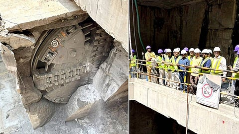 பசுமை வழிச்சாலை டூ மந்தைவெளி: சென்னை மெட்ரோ ரயில் வழித்தட சுரங்கப் பணி நிறைவு