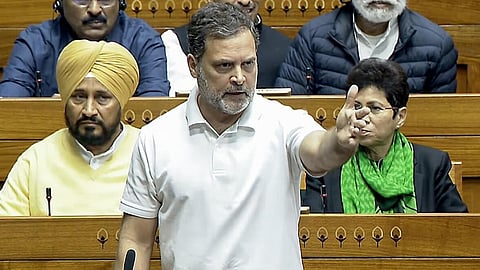 “எங்கள் தாய் பாரத மாதாவை விற்றுவிட்டீர்கள்” - மக்களவையில் ராகுல் காந்தி கடும் விமர்சனம்