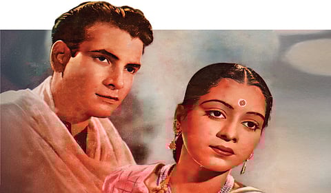 ‘என் கணவர்’ படத்தில் எஸ்.பாலசந்தர் - எஸ்.நந்தினி