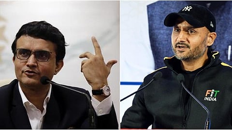 சவுரவ் கங்குலி, ஹர்பஜன் சிங்