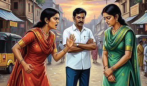 பெண்ணை நோக்கிப் பாயும் தோட்டா!