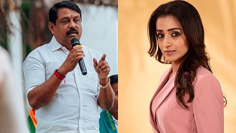 ‘அருவருப்பான கருத்து’ - நயினார் நாகேந்திரனுக்கு நடிகை த்ரிஷா கண்டனம்