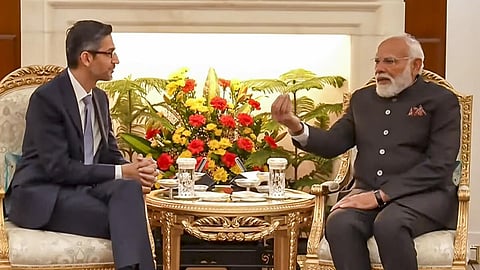 பிரதமர் மோடியுடன் கூகுள் சிஇஓ சுந்தர் பிச்சை சந்திப்பு